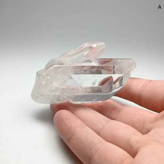Carved Quartz Point Crystal Skull - Rocks and Gems Canada
