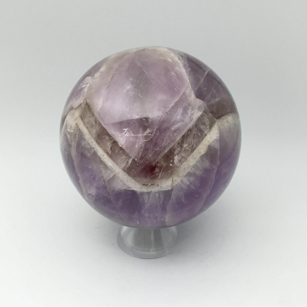 Chevron Amethyst Sphere - Rocks and Gems Canada