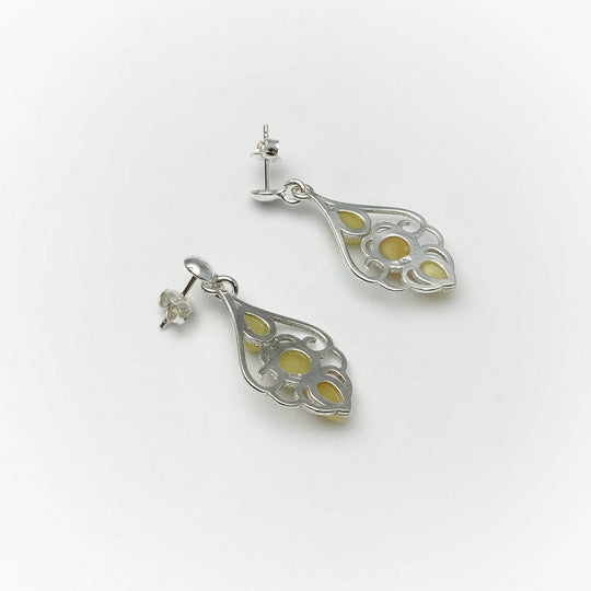 Butterscotch Amber Stud Earrings - Rocks and Gems Canada