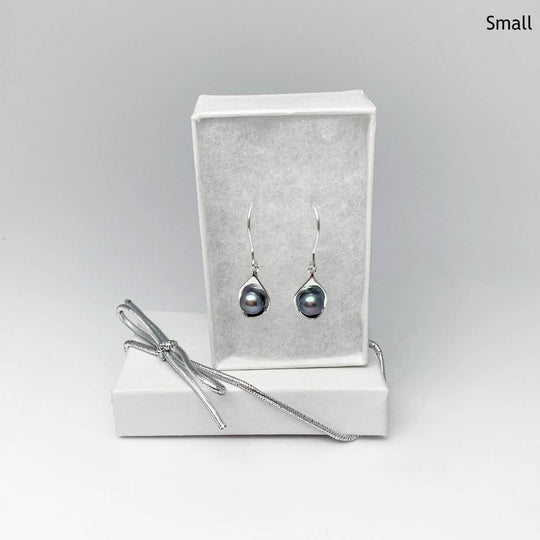 Tahitian Pearl Dangle Earrings - Rocks and Gems Canada