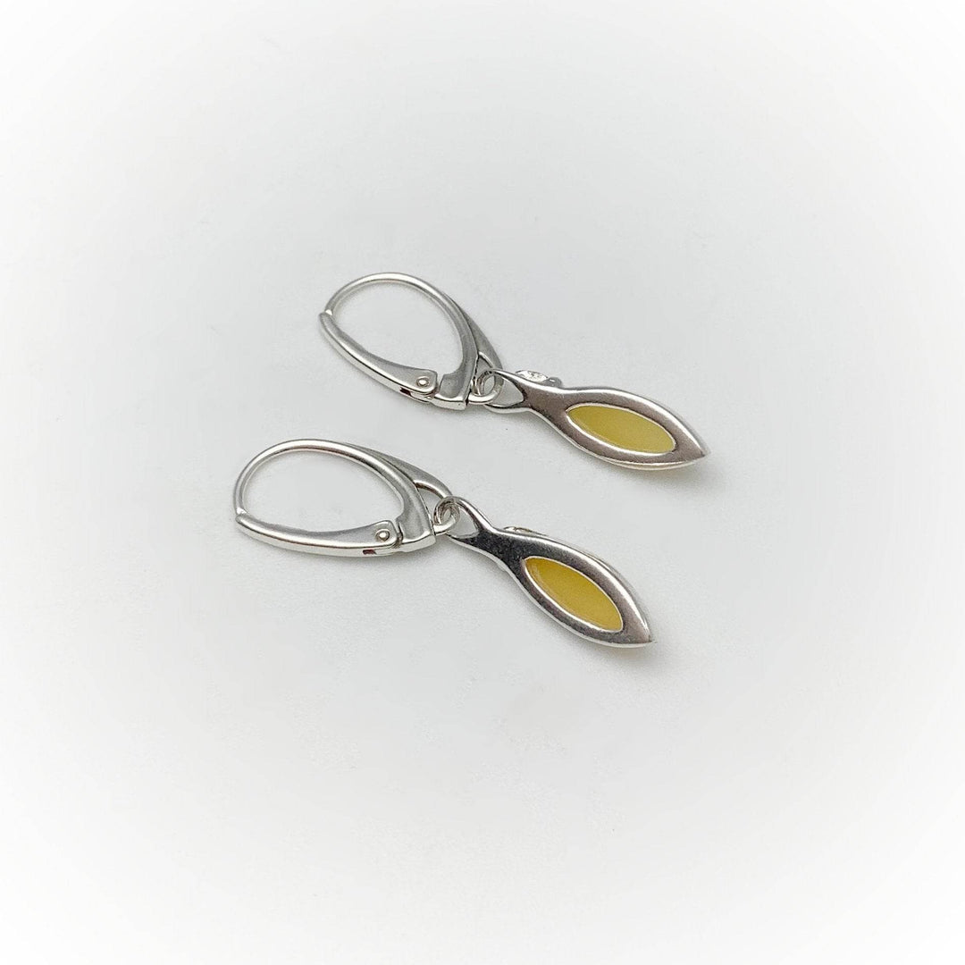 Butterscotch Amber Dangle Earrings - Rocks and Gems Canada