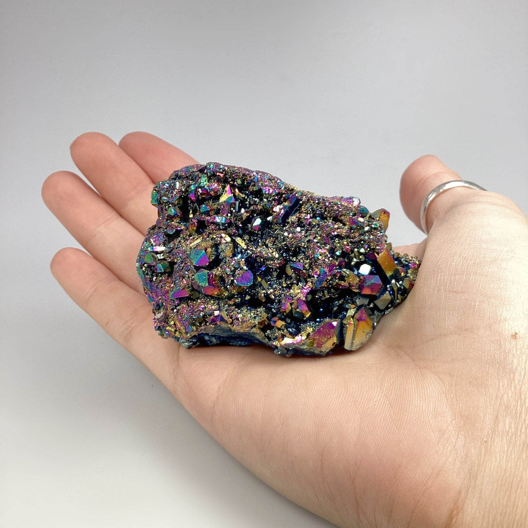 Titanium Quartz Cluster - Rocks and Gems Canada
