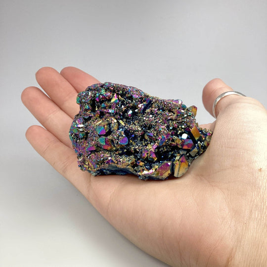 Titanium Quartz Cluster - Rocks and Gems Canada