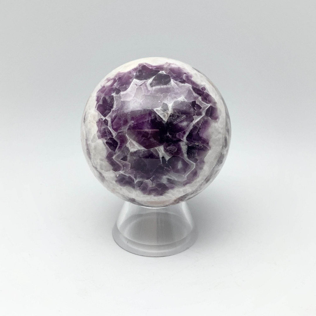 Chevron Amethyst Sphere - Rocks and Gems Canada