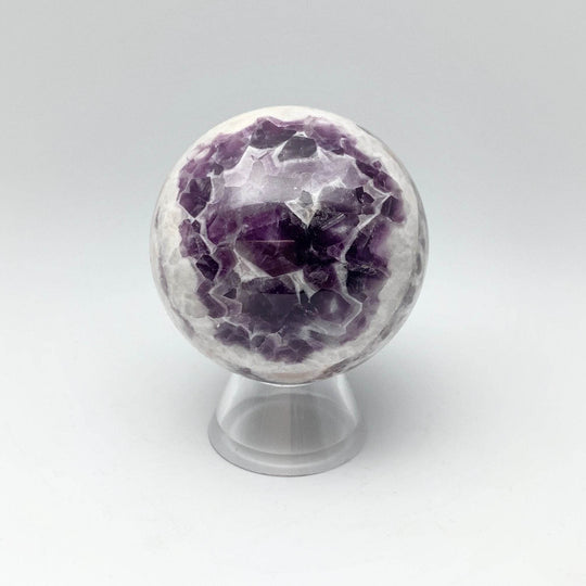 Chevron Amethyst Sphere - Rocks and Gems Canada