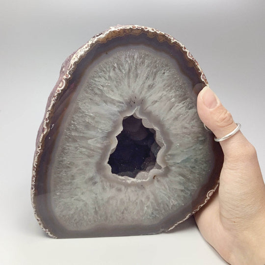 Large Natural Agate Geode - Rocks and Gems Canada