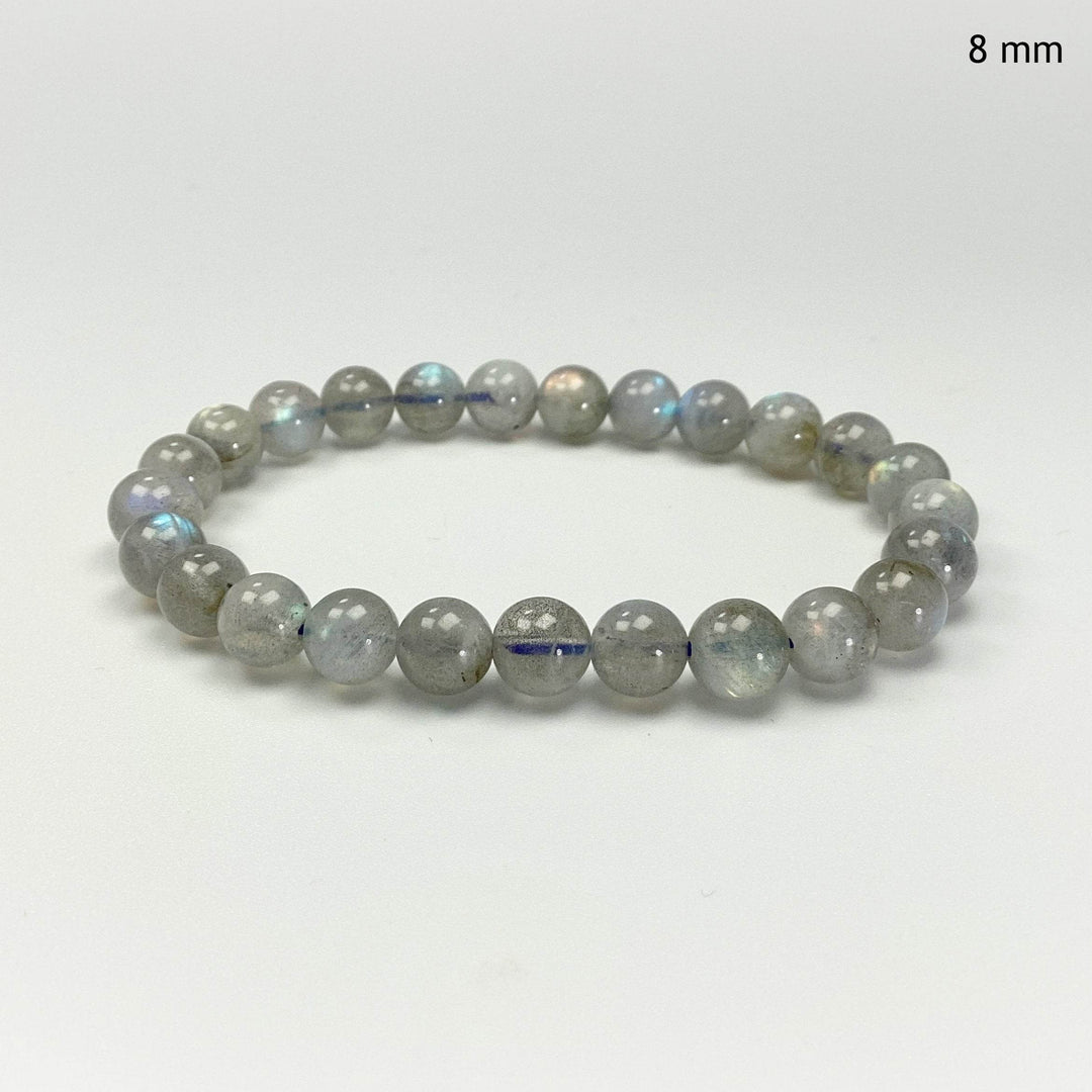 Labradorite Beaded Bracelet - High Quality - Rocks and Gems Canada