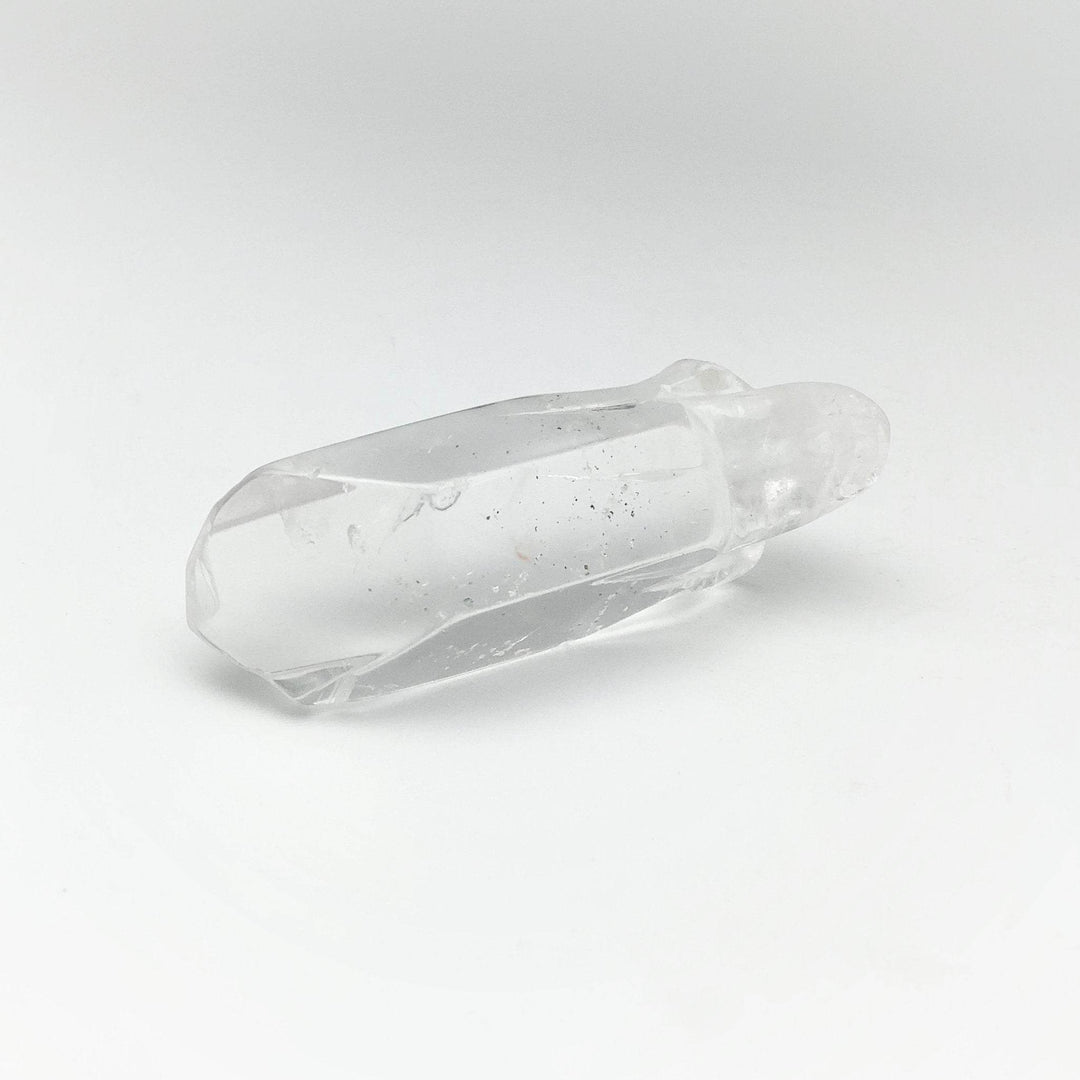 Carved Quartz Point Crystal Skull - Rocks and Gems Canada