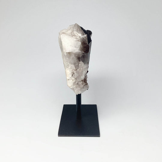 Smoky Quartz Cluster on Display Stand - Rocks and Gems Canada