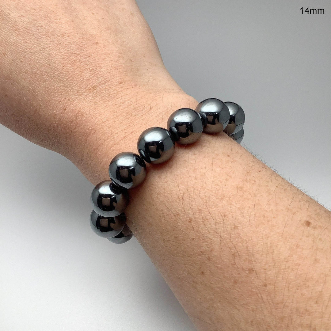 Hematite Beaded Bracelet - Rocks and Gems Canada