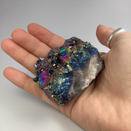 Titanium Quartz Cluster - Rocks and Gems Canada