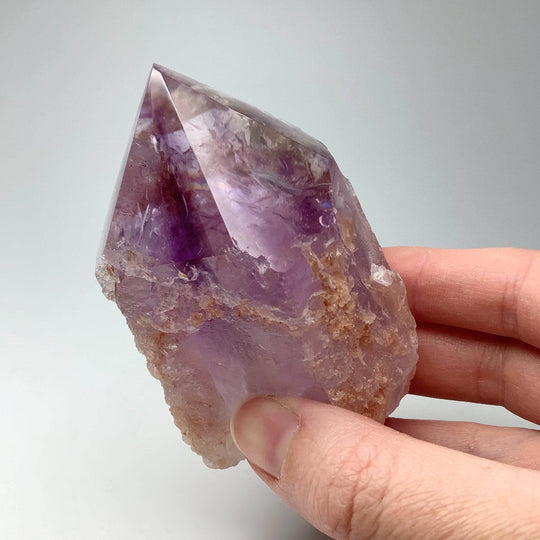 Amethyst Half Polished Point - Rocks and Gems Canada
