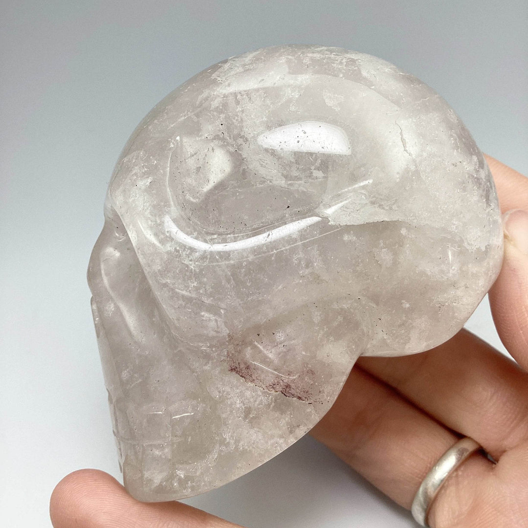 Carved Quartz Crystal Skull - Rocks and Gems Canada