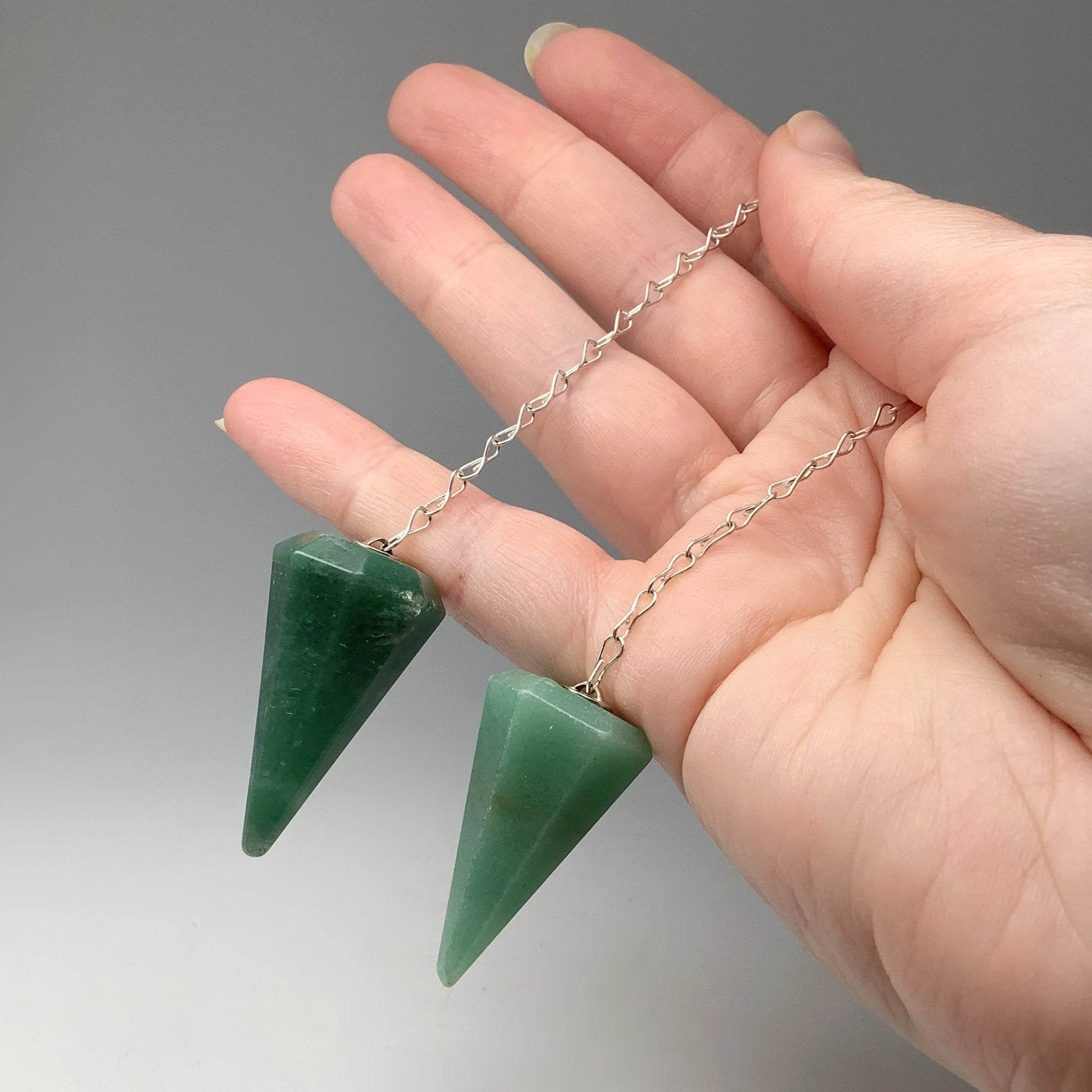 Green Aventurine Pendulum - Rocks and Gems Canada