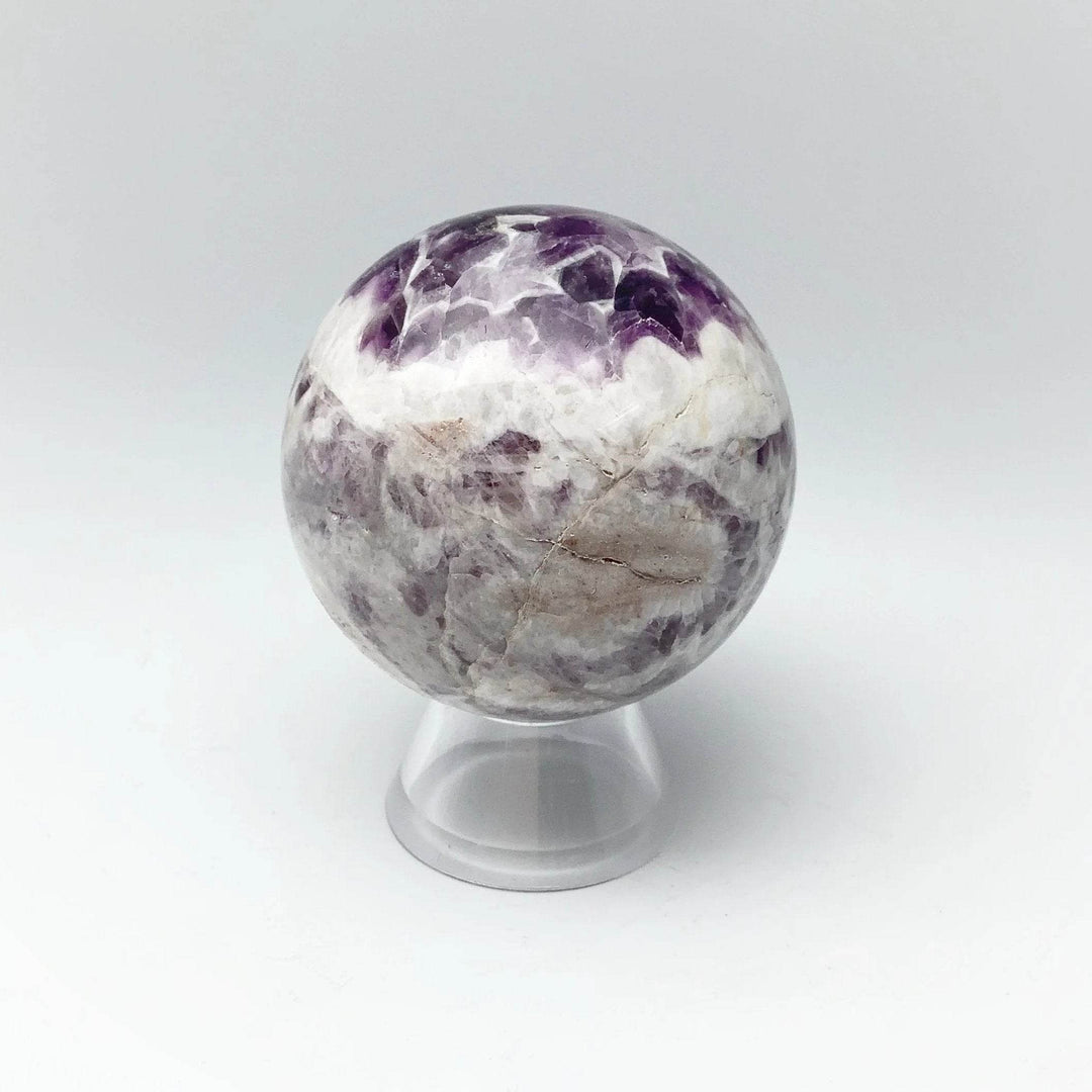 Chevron Amethyst Sphere - Rocks and Gems Canada