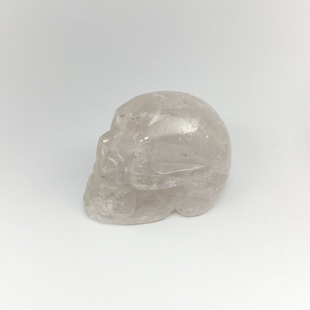 Carved Quartz Crystal Skull - Rocks and Gems Canada