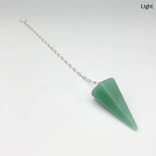 Green Aventurine Pendulum - Rocks and Gems Canada