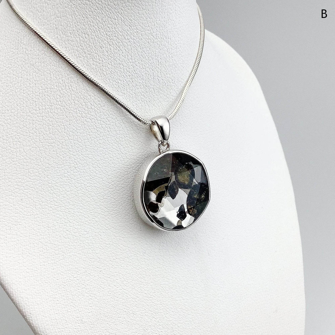 Sericho Meteorite Faceted Pendant - Rocks and Gems Canada