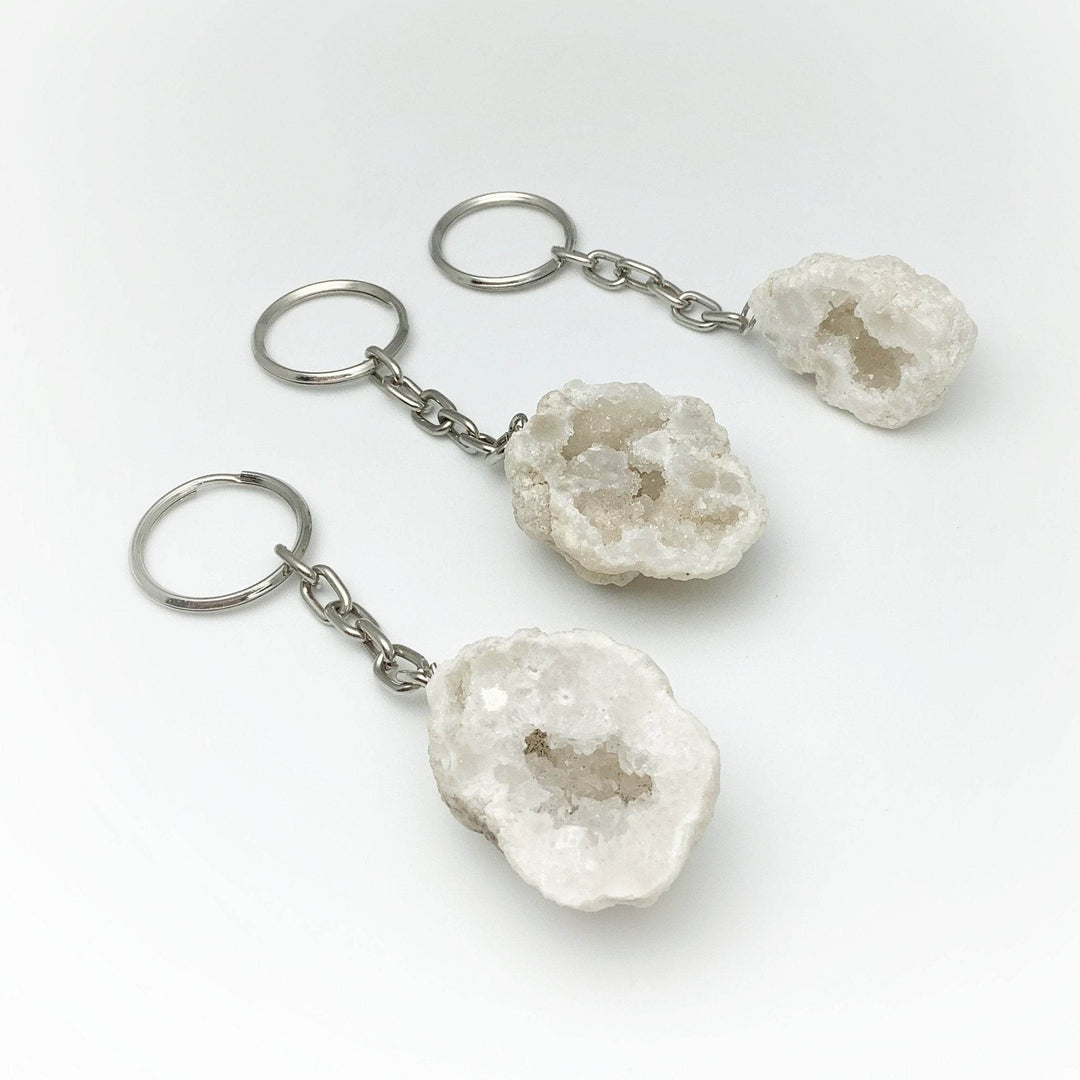 Geode Keychain - Rocks and Gems Canada