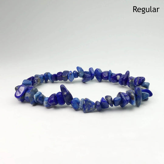 Lapis Lazuli Chip Beaded Bracelet - Rocks and Gems Canada