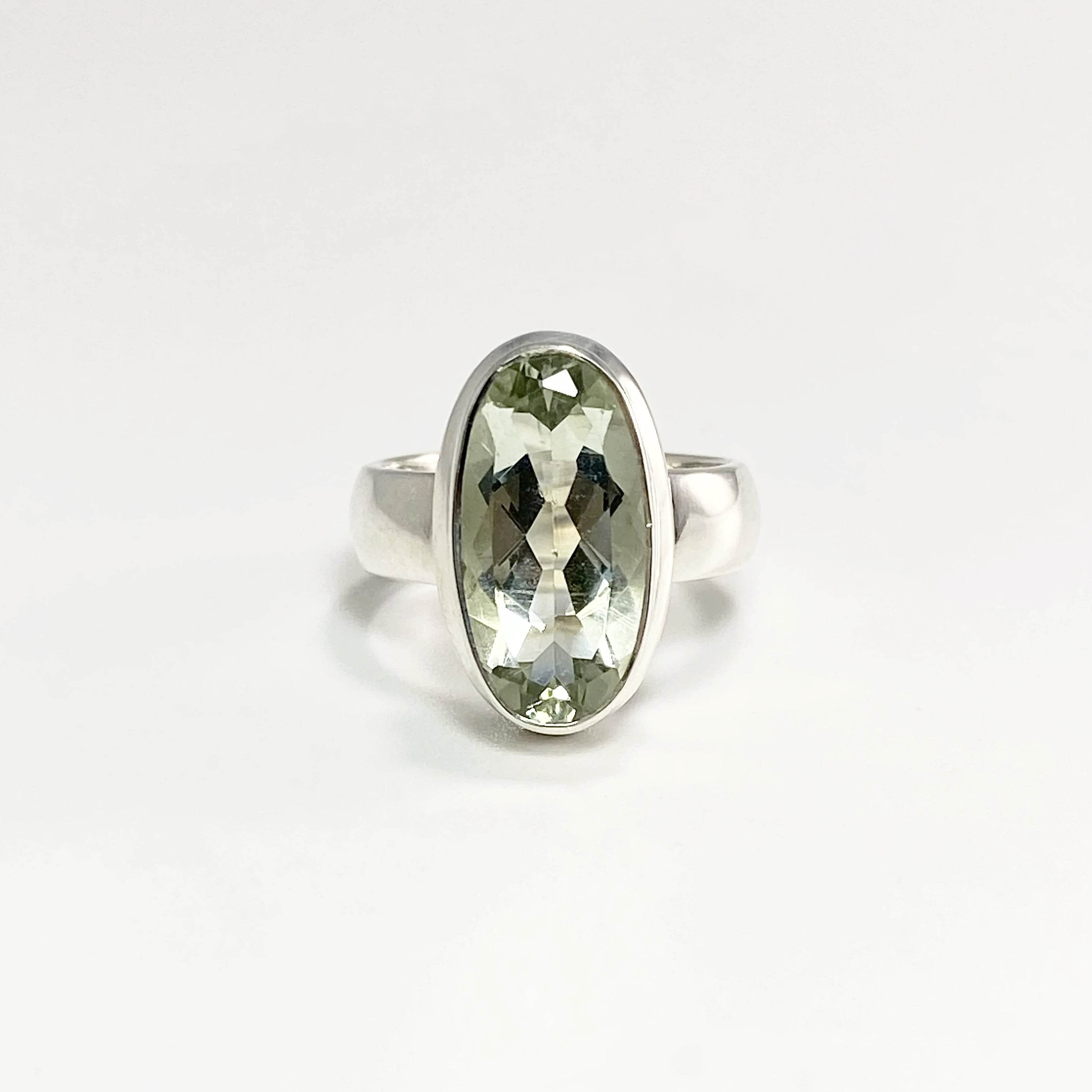 Green Amethyst Ring - Rocks and Gems Canada