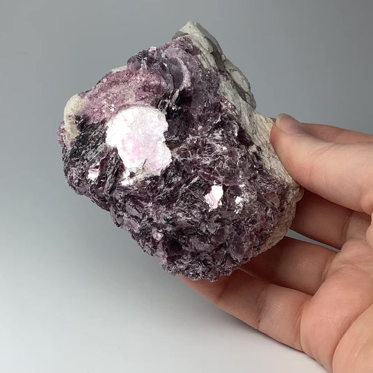 Lepidolite in Matrix