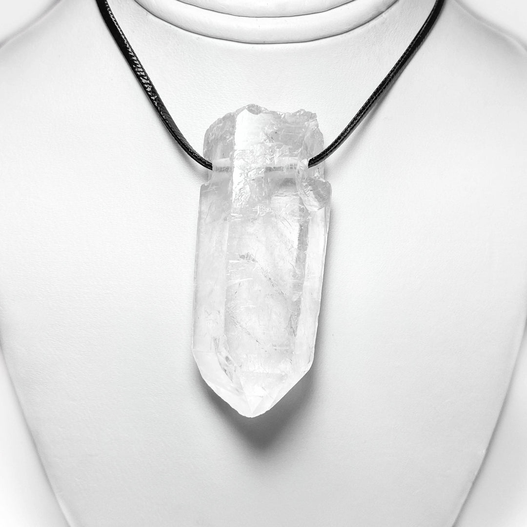 Quartz Rough Point Necklace - Rocks and Gems Canada