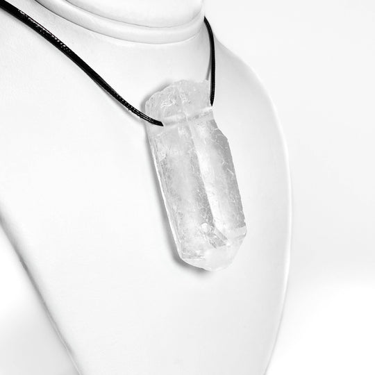 Quartz Rough Point Necklace - Rocks and Gems Canada