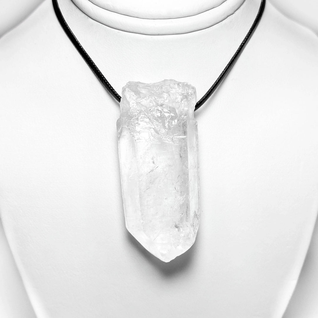 Quartz Rough Point Necklace - Rocks and Gems Canada