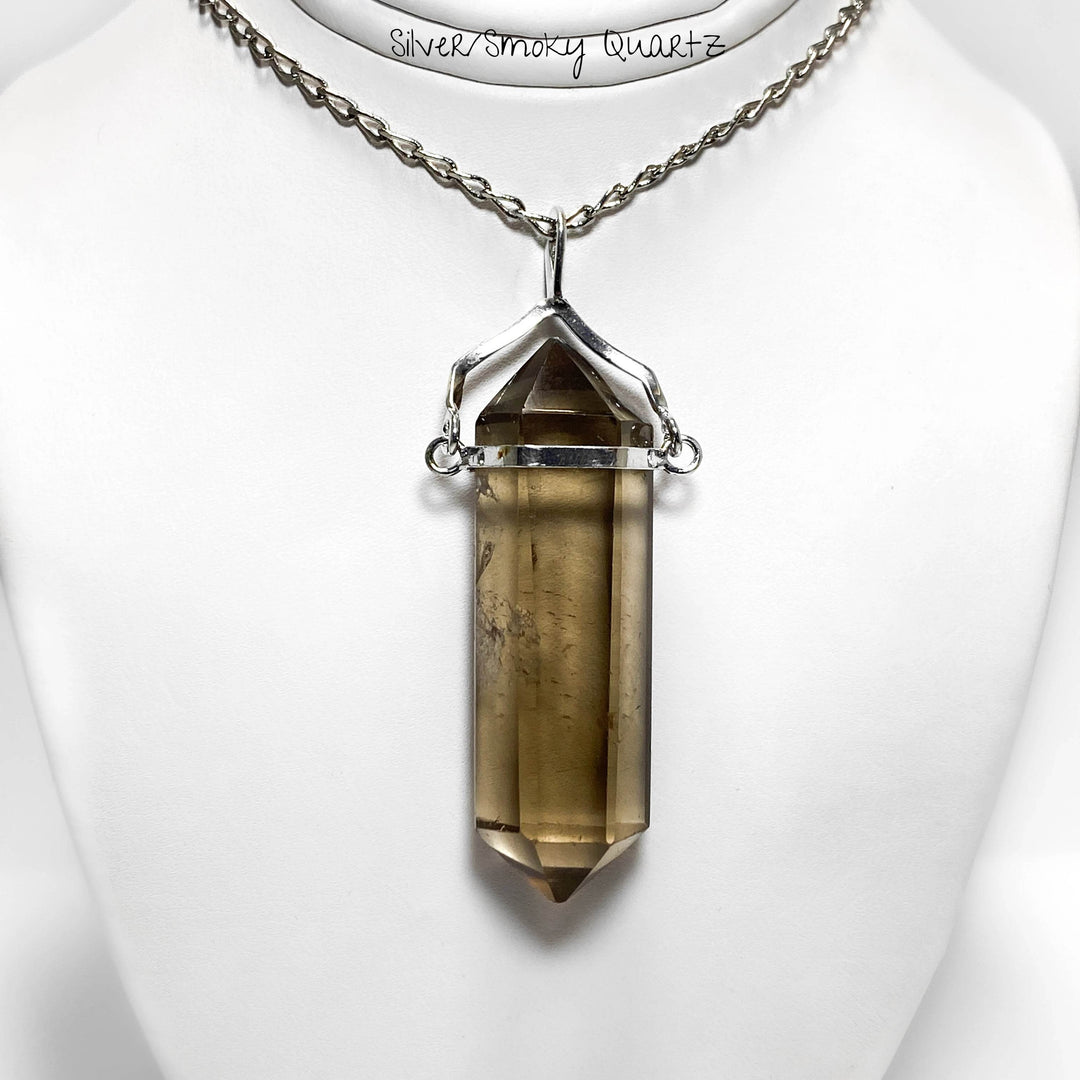 Crystal Point Swivel Necklace - Rocks and Gems Canada