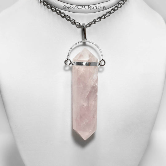 Crystal Point Swivel Necklace - Rocks and Gems Canada