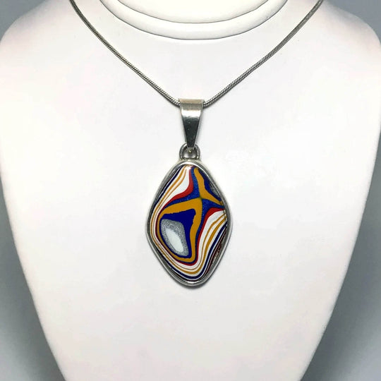 Fordite Pendant - Rocks and Gems Canada