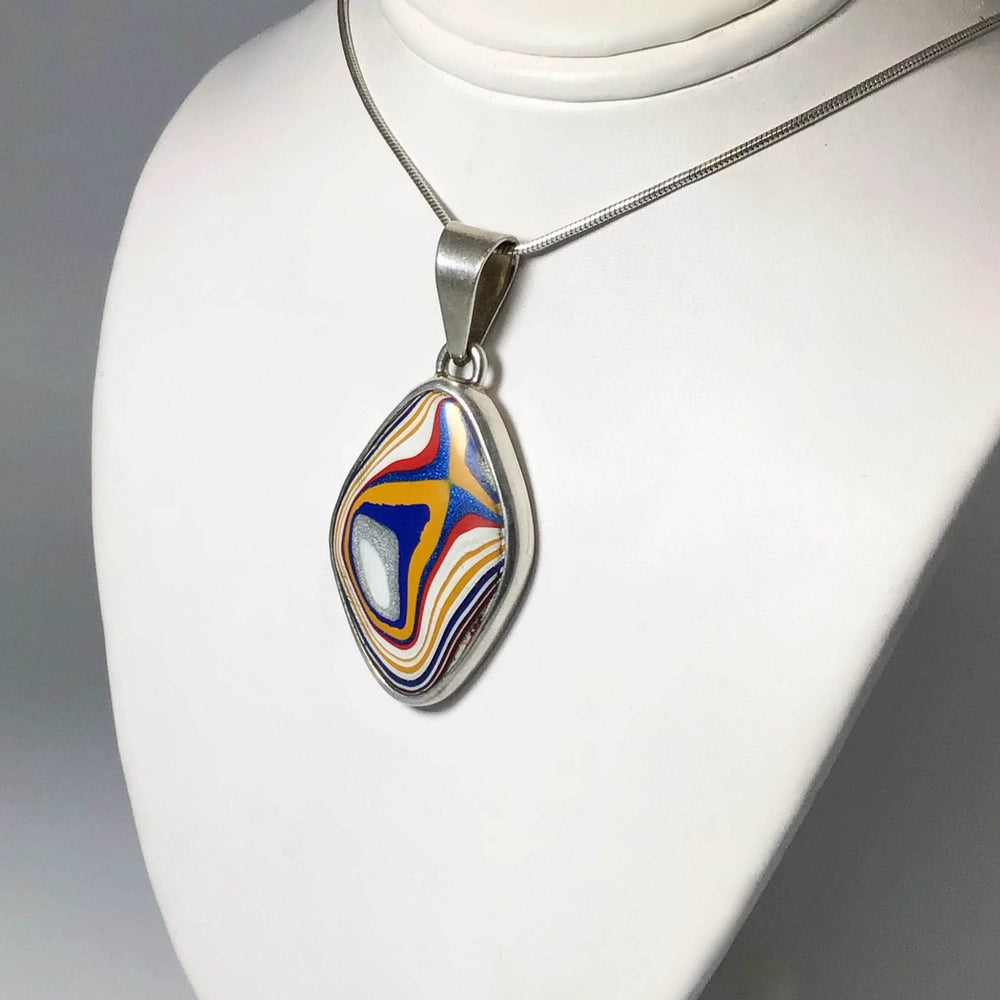 Fordite Pendant - Rocks and Gems Canada
