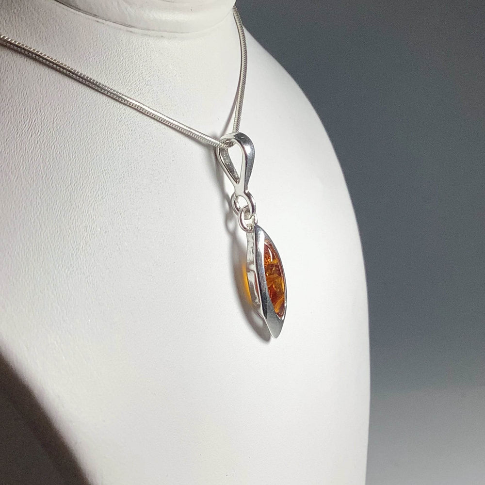 Cognac Amber Pendant - Rocks and Gems Canada