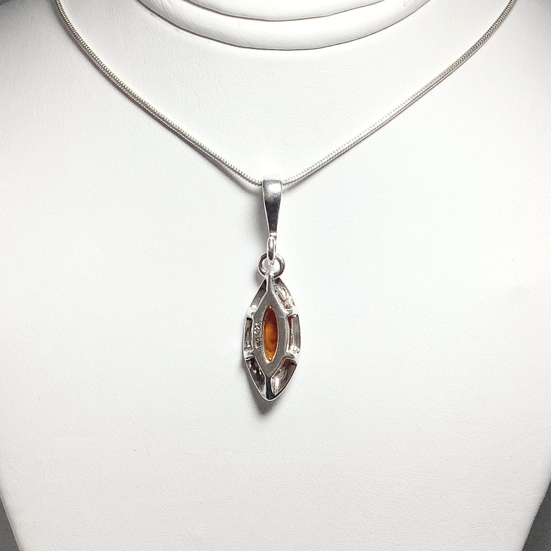 Cognac Amber Pendant - Rocks and Gems Canada