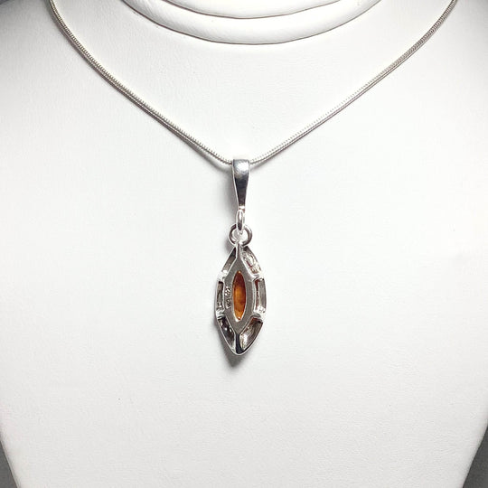 Cognac Amber Pendant - Rocks and Gems Canada