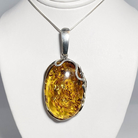 Cognac Amber Pendant - Rocks and Gems Canada