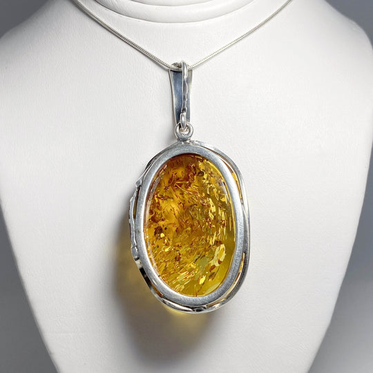 Cognac Amber Pendant - Rocks and Gems Canada