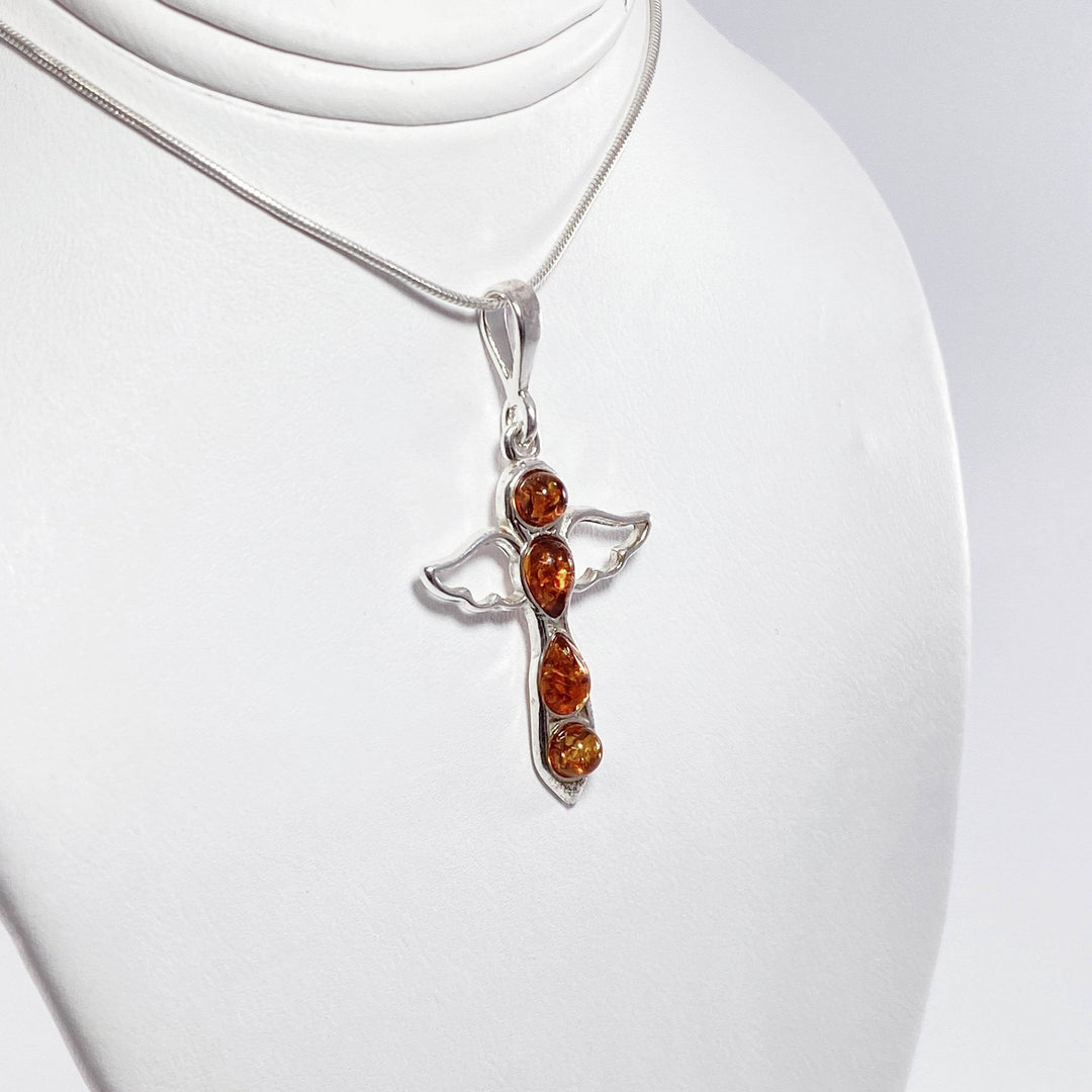 Cognac Amber Pendant - Rocks and Gems Canada