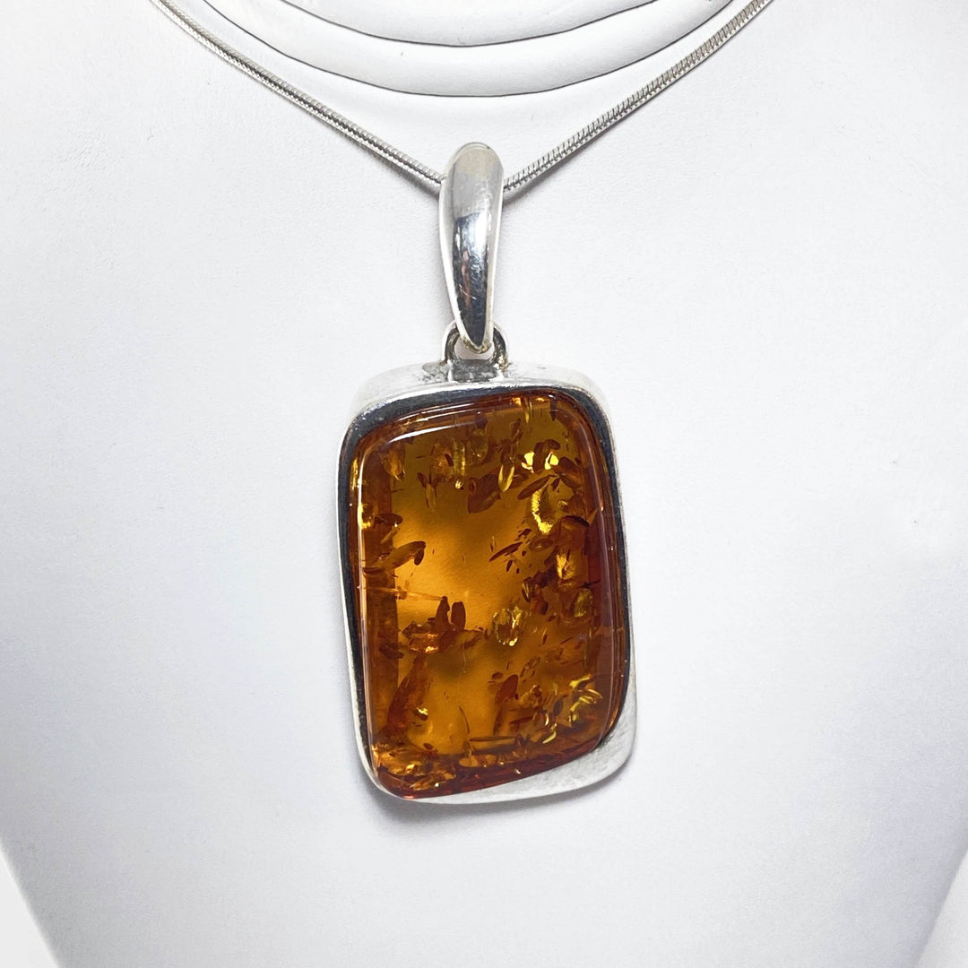 Cognac Amber Pendant - Rocks and Gems Canada
