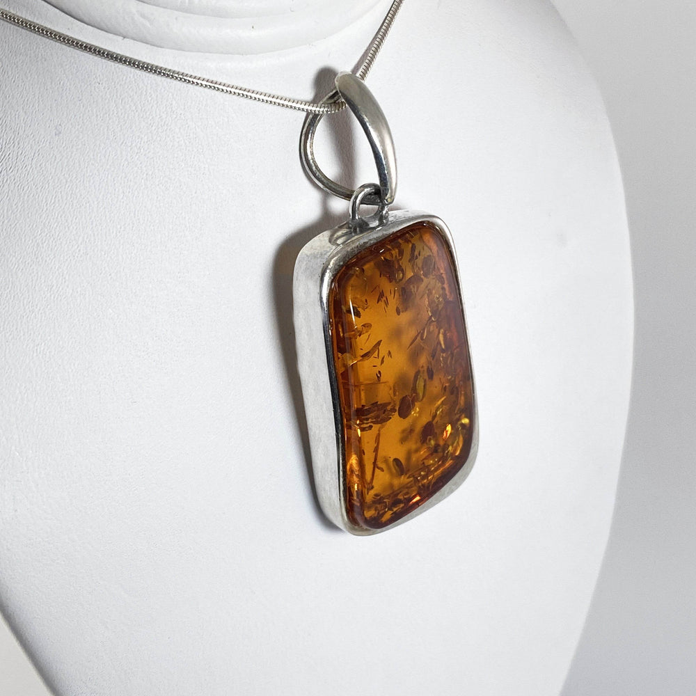 Cognac Amber Pendant - Rocks and Gems Canada