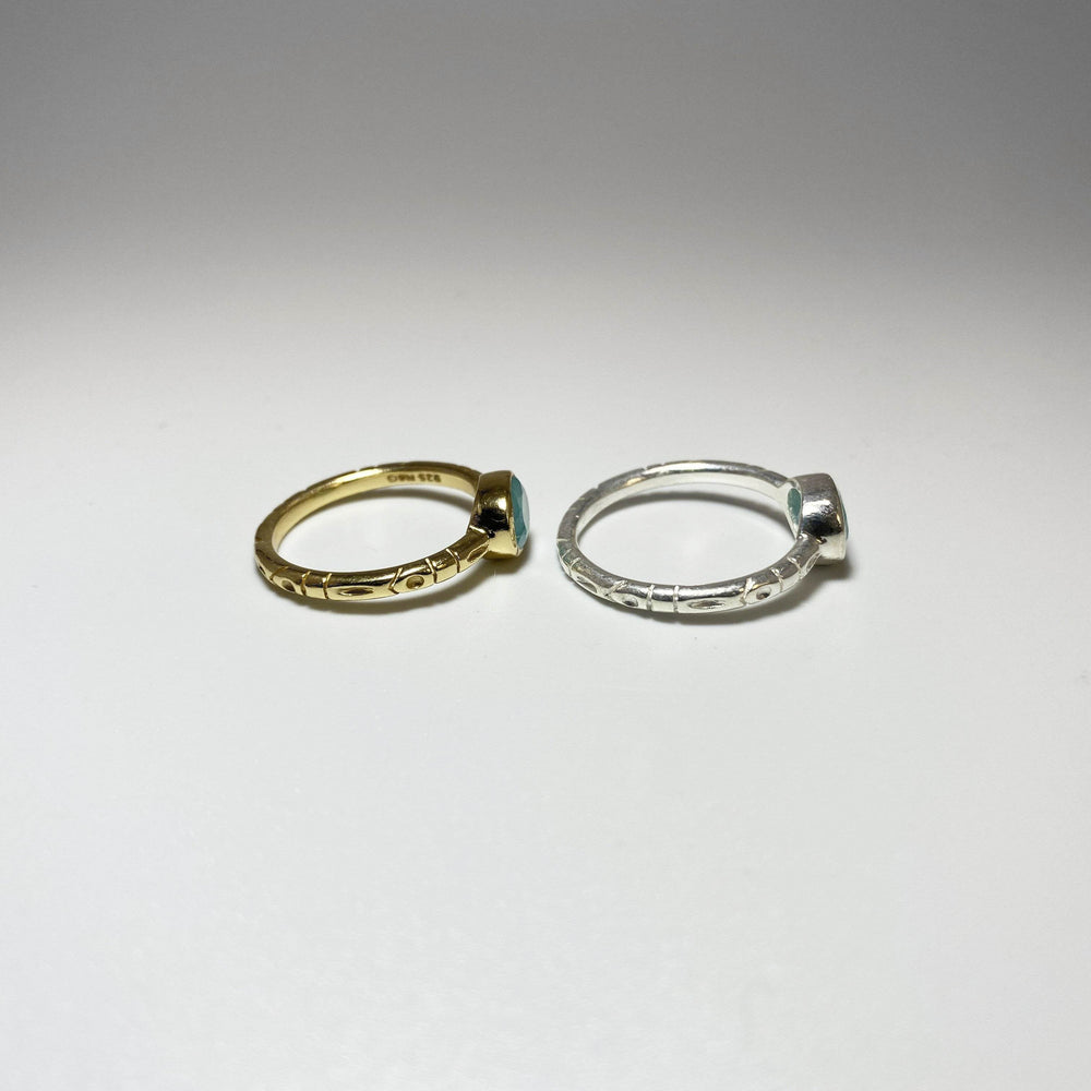 Blue Onyx Ring - Rocks and Gems Canada