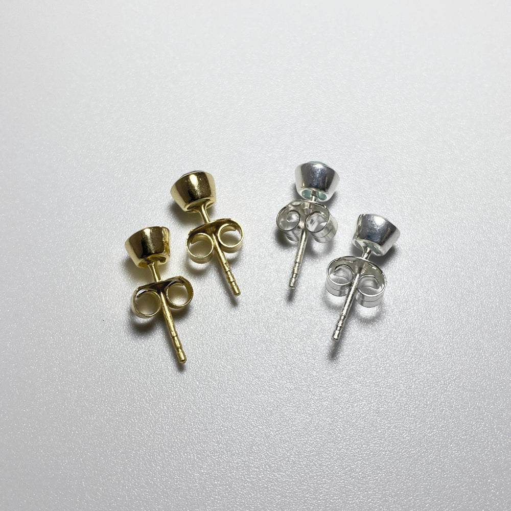 Blue Onyx Stud Earrings - Rocks and Gems Canada