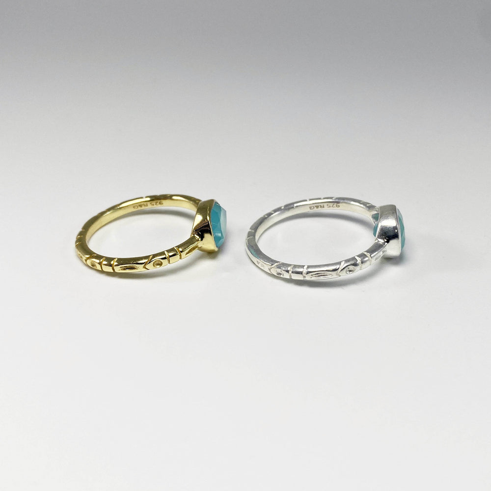 Blue Onyx Ring - Rocks and Gems Canada