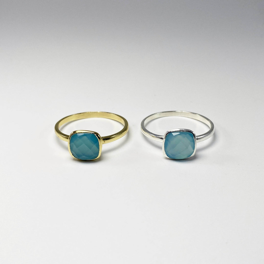 Blue Onyx Ring - Rocks and Gems Canada