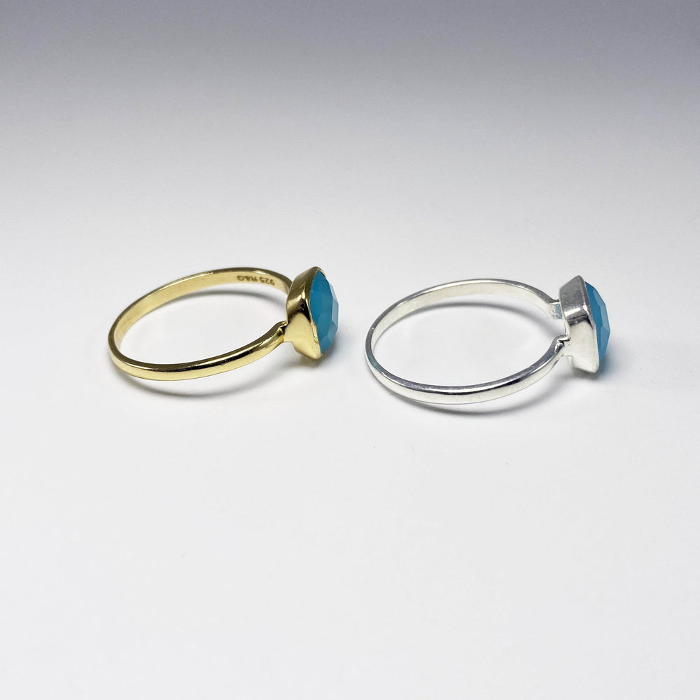 Blue Onyx Ring - Rocks and Gems Canada