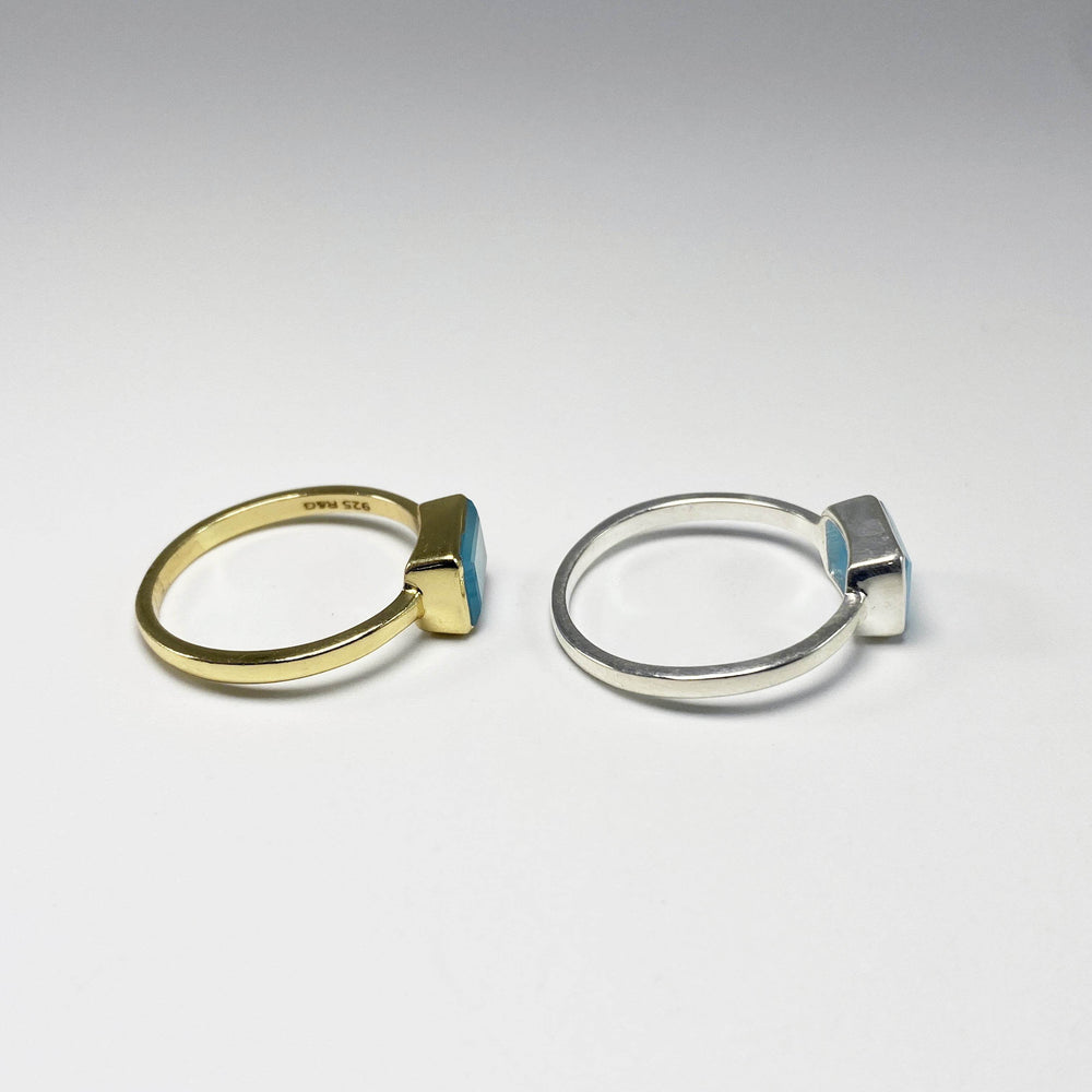 Blue Onyx Ring - Rocks and Gems Canada