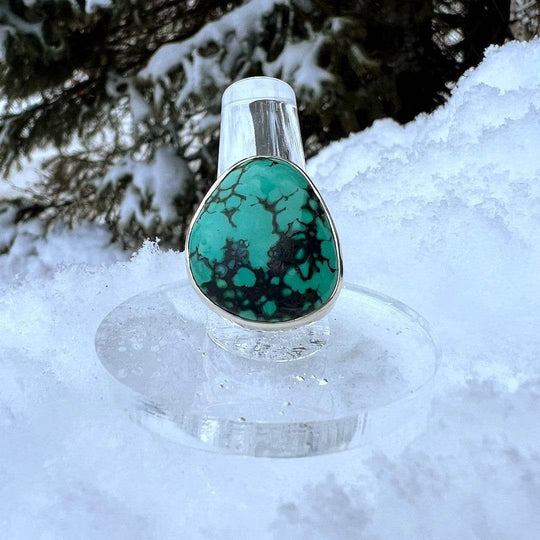 Tibetan Turquoise Ring - Rocks and Gems Canada