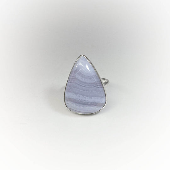 Blue Lace Agate Ring - Rocks and Gems Canada