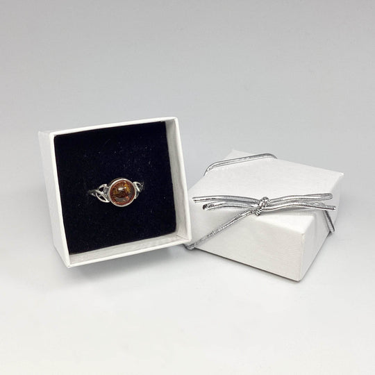 Cognac Amber Ring - Rocks and Gems Canada